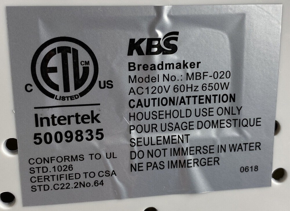 Paddle for KBS Bread Maker Choose by Model Number