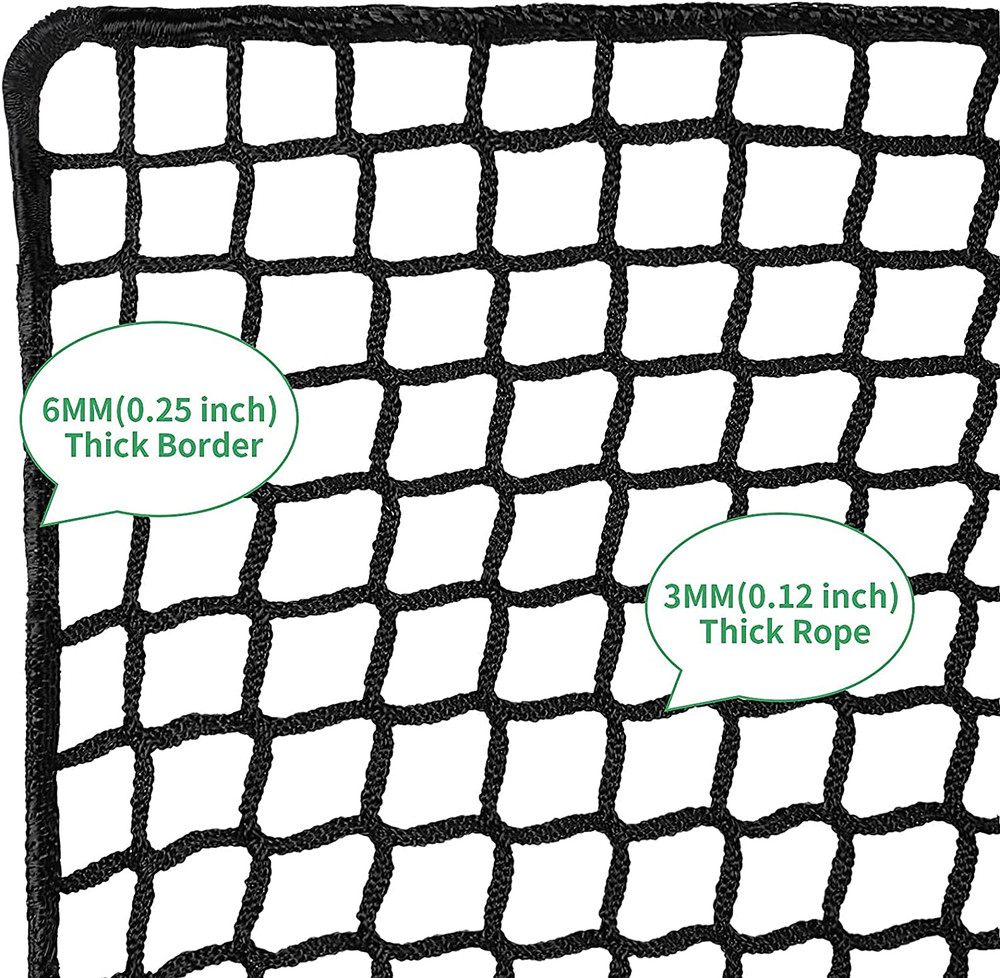 Golf Practice Net Netting Barrier Nets Nylon Black NEW
