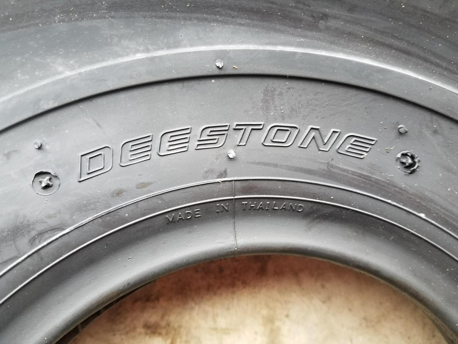 2 - 4.00-8 4P Deestone Tri Rib F-2 TIRES and TUBES DS5106 FreeShip 4.00x8 4.00/8