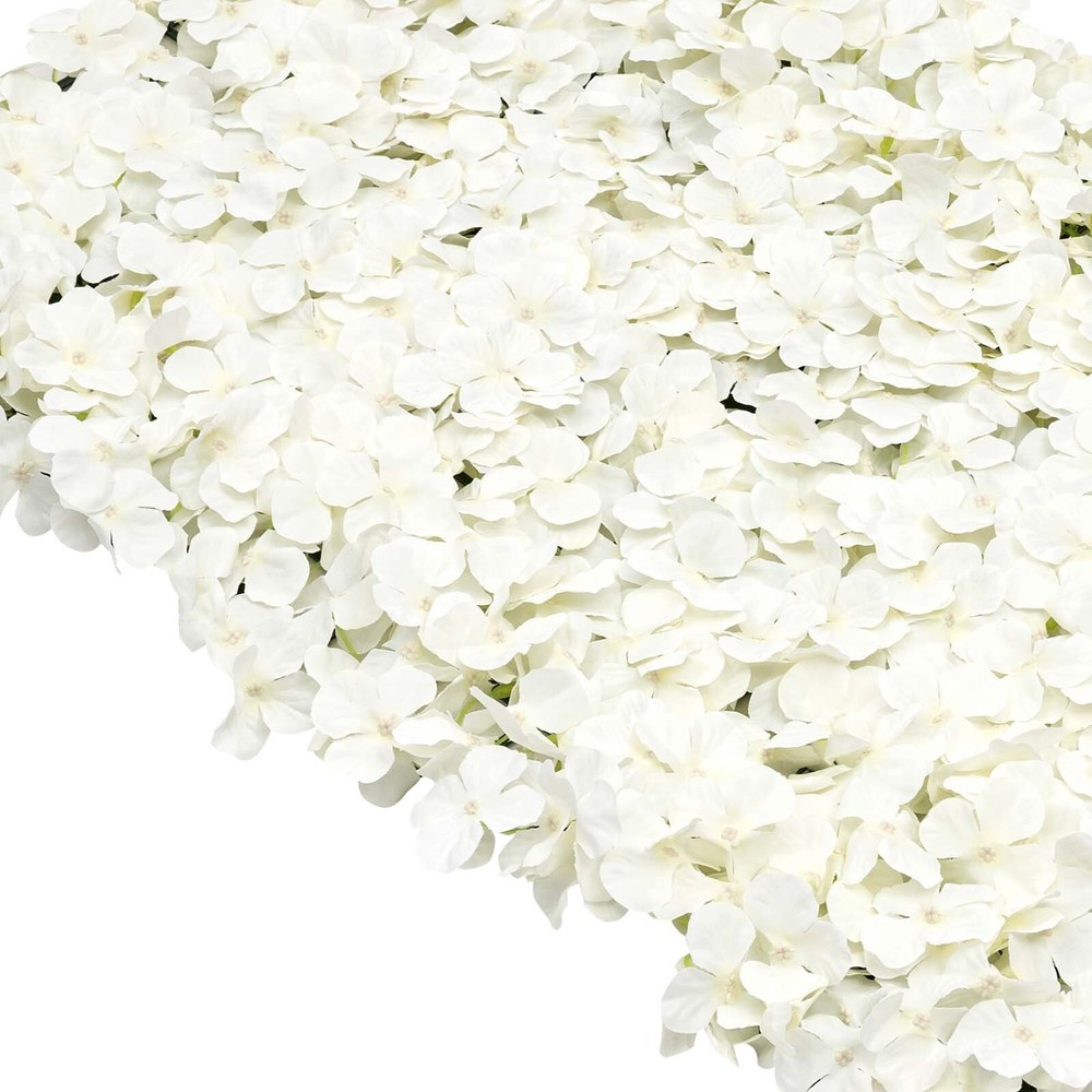 20PCS Artificial Wedding Silk Flower Wall Decor Background Backdrop Wall Decor