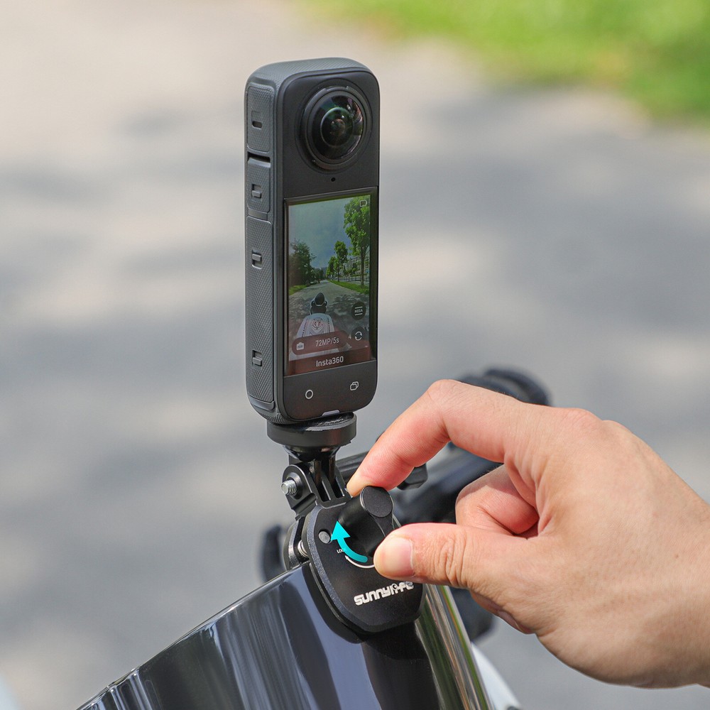For Action 5Pro Windshield Clip Sports Camera Bracket Motorcycle Windshield Clip
