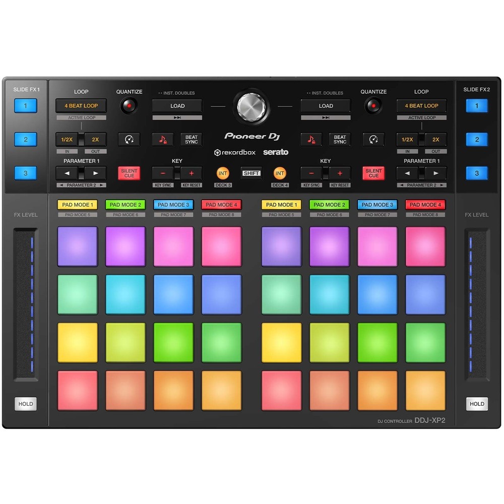 Pioneer DDJ-XP2 rekordbox Serato DJ DVS Performance Pad Surface Controller, Case