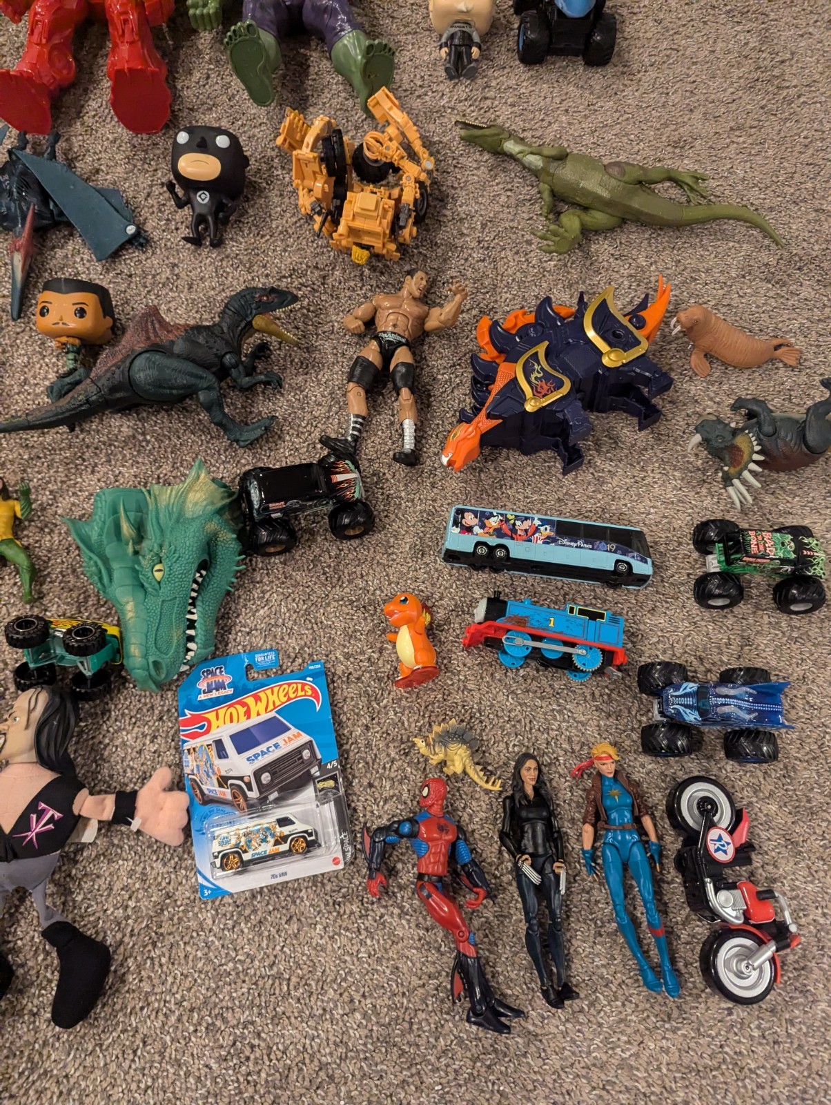 Lot Of Mixed Action Figures Different Variety Of Figures