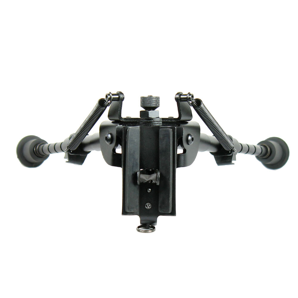 6" to 9" Adjustable Spring Return Swivel / Rotating Bipod with Rail Adapter