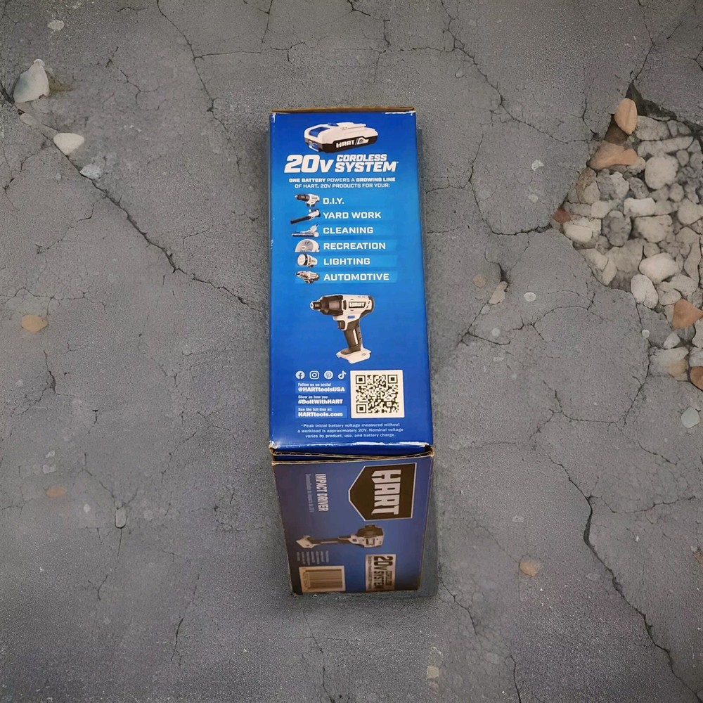 Hart HPID02 20-Volt Cordless Impact Driver (Tool Only) New !!!