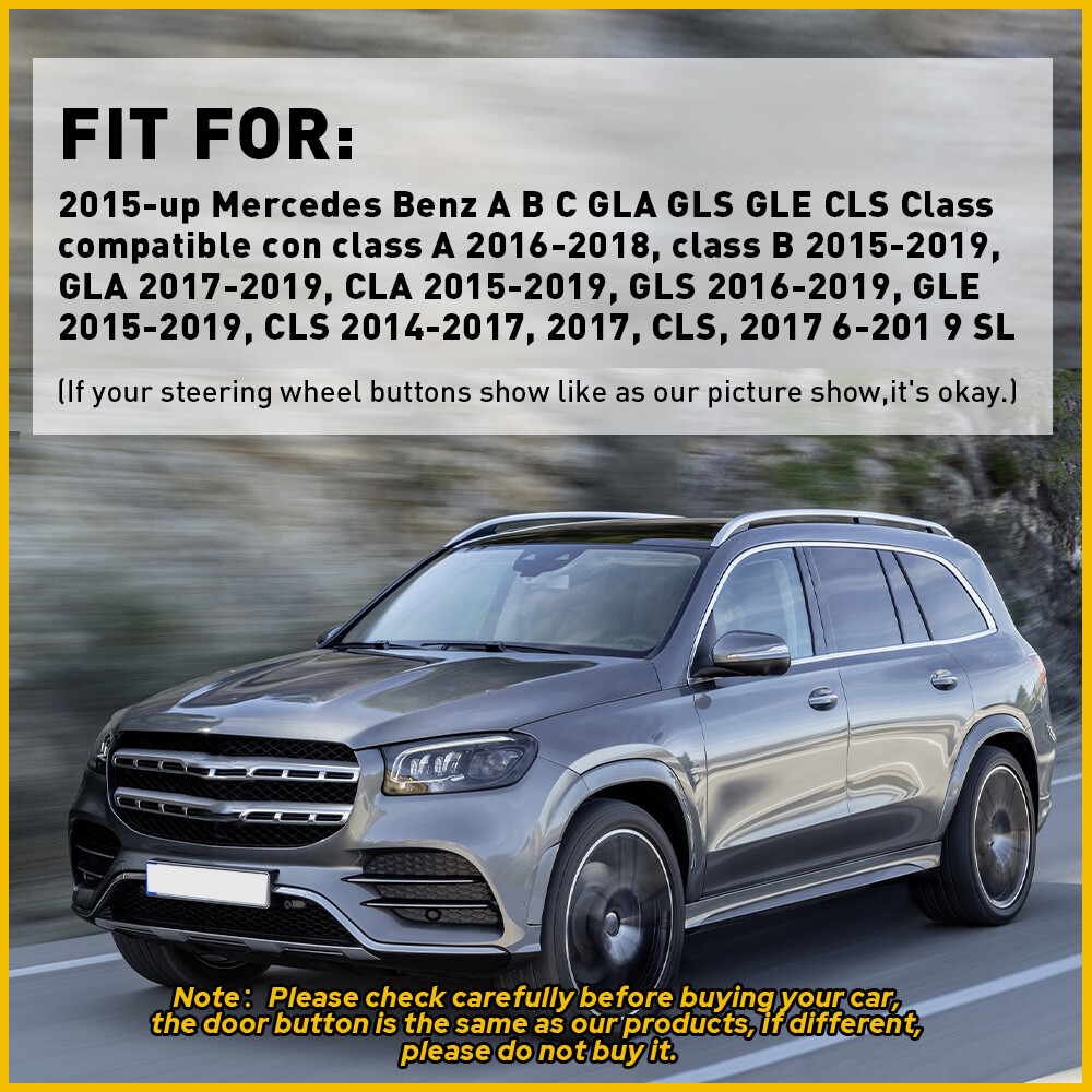 Steering Wheel Multi-Function Button Cover for Mercedes-Benz C300 2015-2017