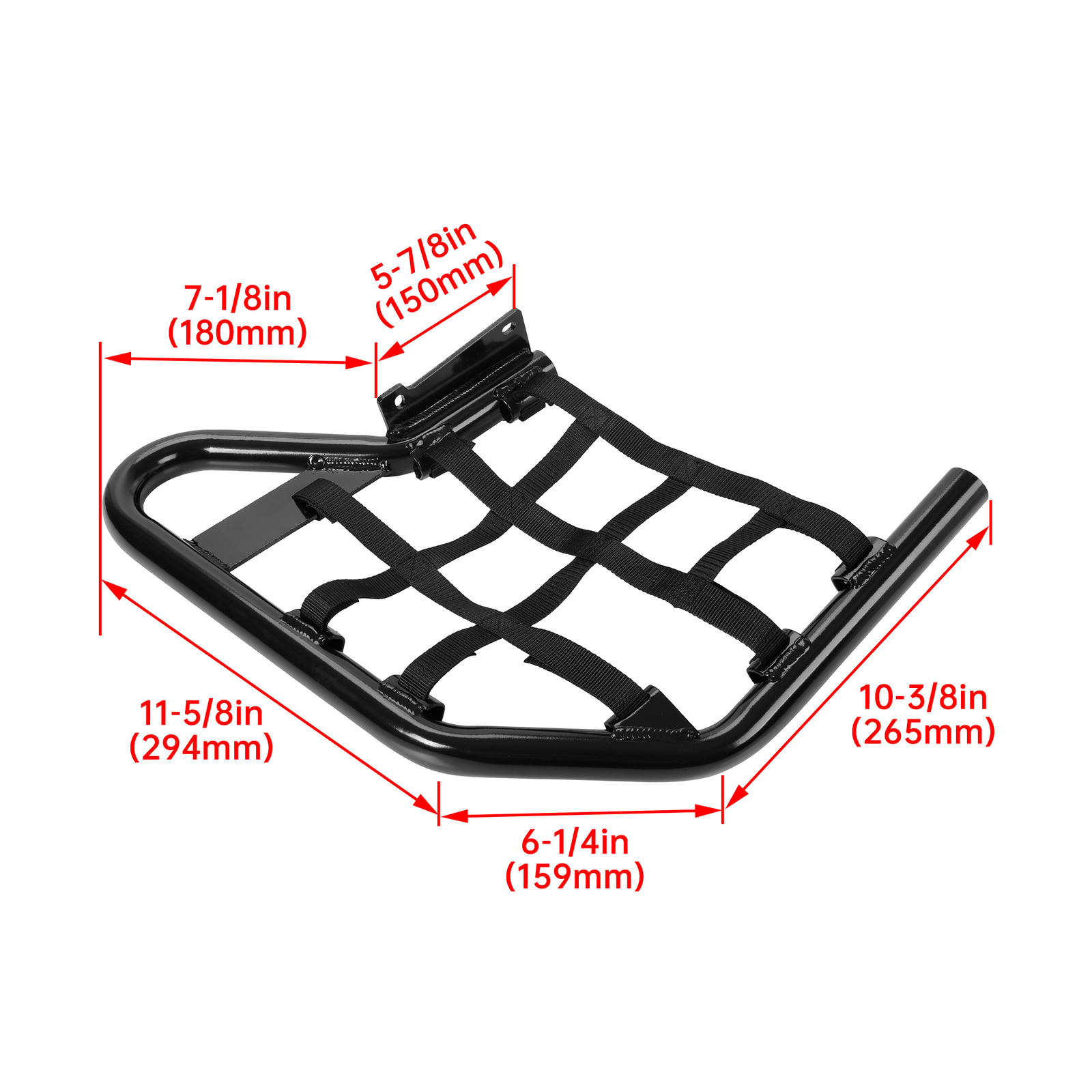 Nerf Bars Foot Guard Pegs For Yamaha Raptor 700 YFM 700 YFM700 Black