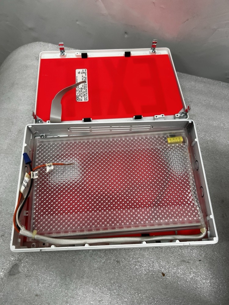 Emergi-Lite WWLEDP2R277-EI Double-sided LED EXIT light, Red