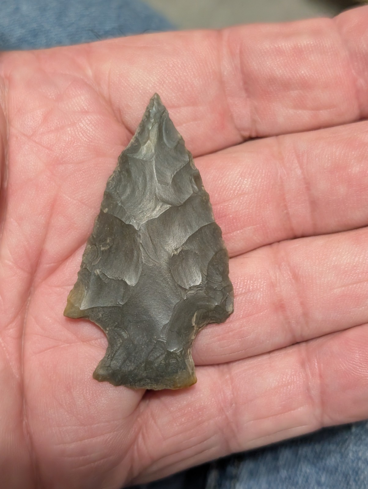 Awesome McIntire, 2 3/16", North Central Alabama, Bangor, Authentic Arrowhead