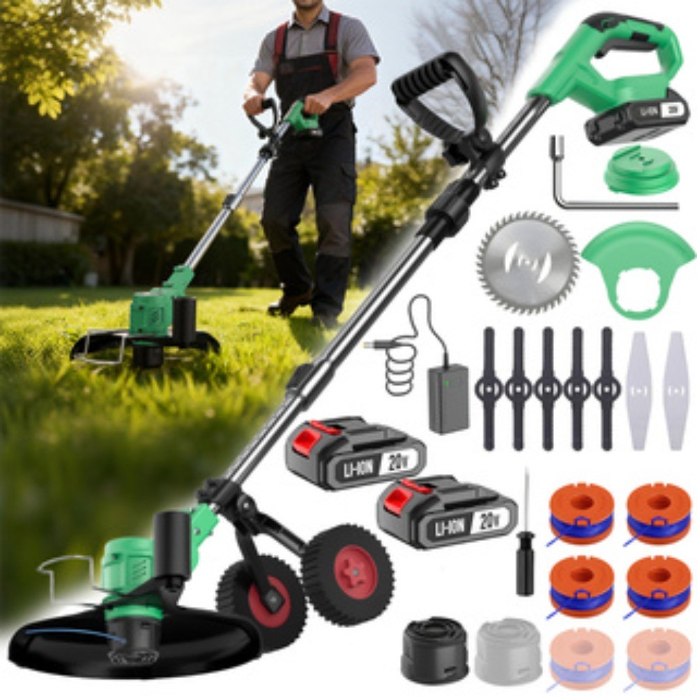 A Compact 20V Electric Lawn Mower Designed for Home Use