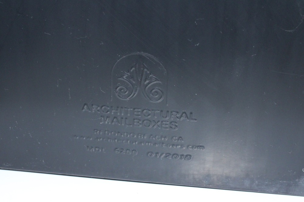 Mailcase Black Locking Mailbox See Pics/Description