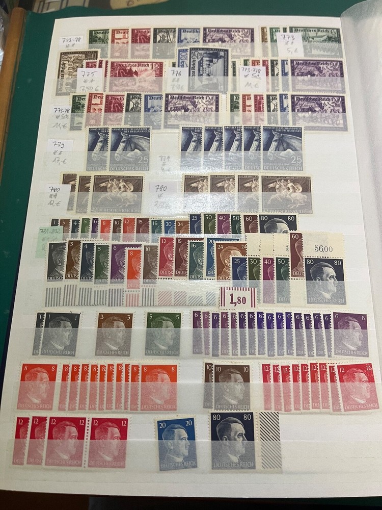 50 different DR mint or with fold, + a certified stamp!!!