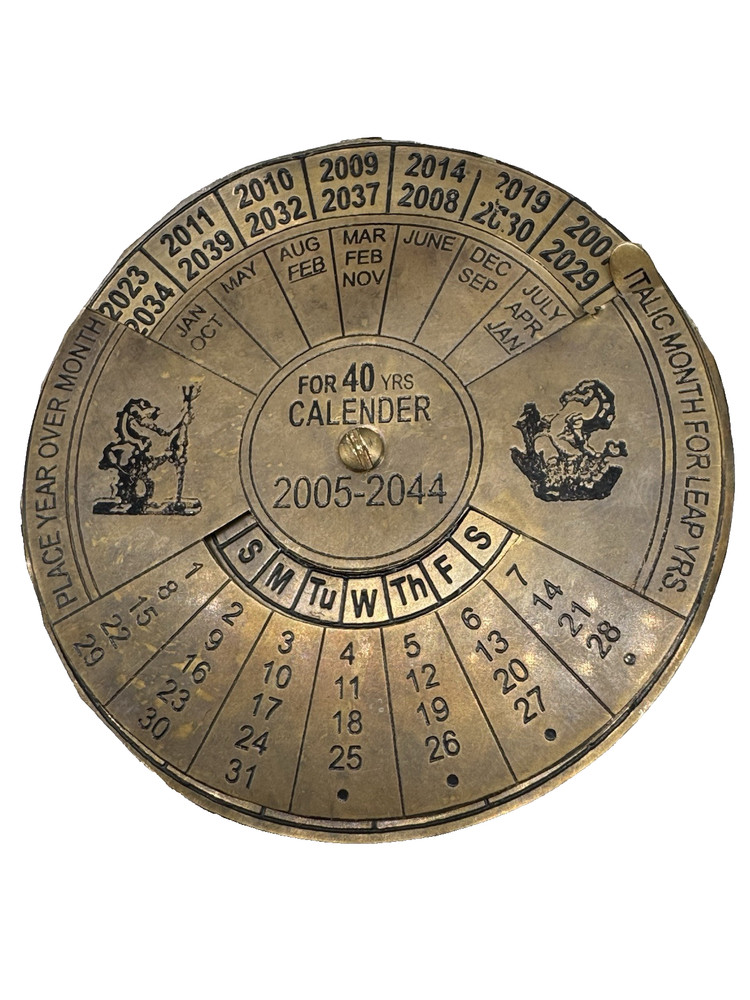 Gilbert Compass Solid Brass Nautical Handmade Working Travelling Compass W Case