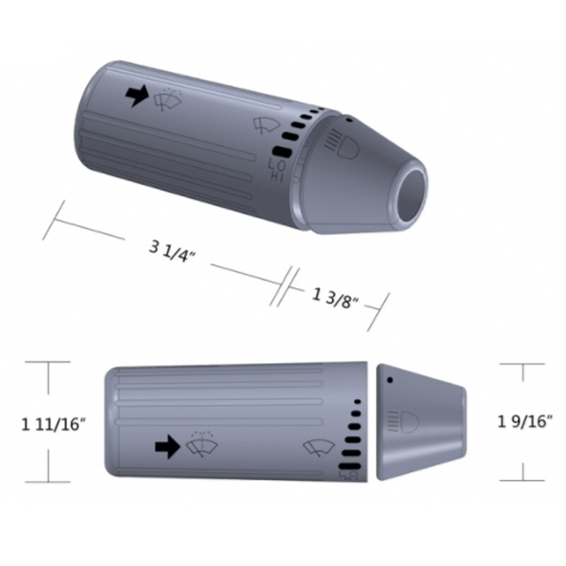 42065 Chrome Plastic Turn Signal Lever Cover For 2008-2017 Freightliner Cascadia