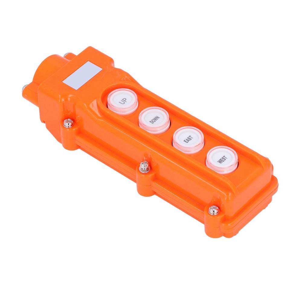 Crane Remote Control Hoist Switch Push Button Box Controller Rainproof New