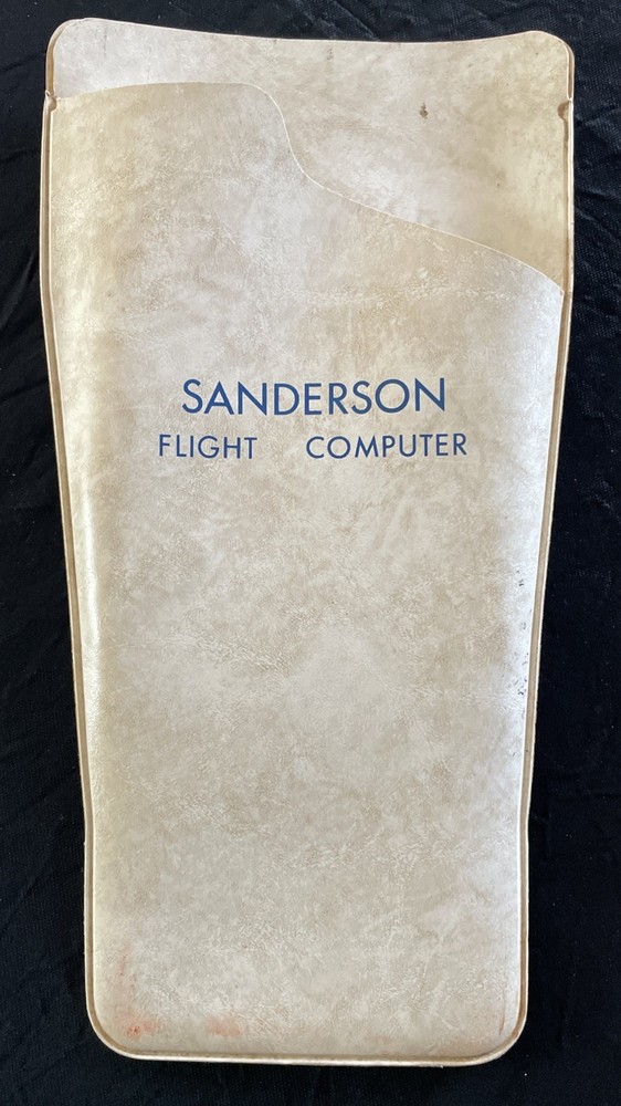 Sanderson SC-3 Flight Computer, with Original Storage Sheath | FREE S&H