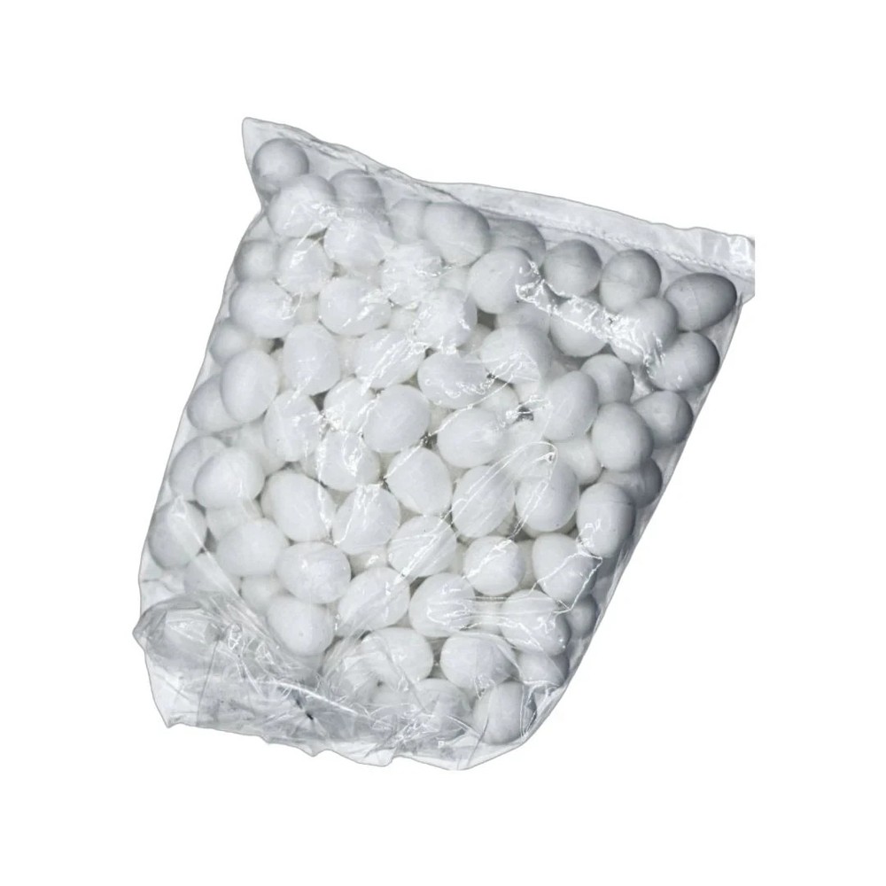 2GR Small Fake Eggs White 100 Pack Art. 10