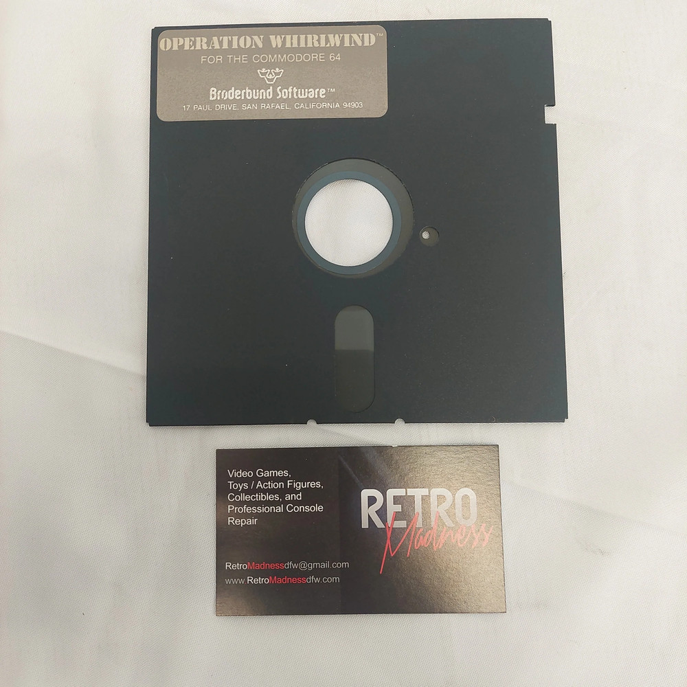 Commodore 64 Operation Whirlwind Game Disk Untested