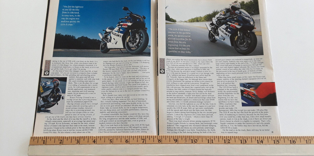 2004 SUZUKI GSX-R750 ORIGINAL 2004 ARTICLE