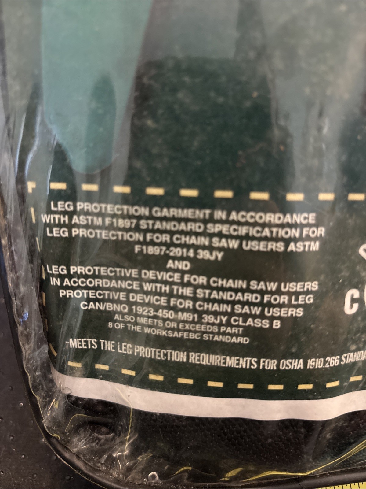 FORESTER APRON STYLE CHAINSAW SAFETY CHAPS CHAP237-G