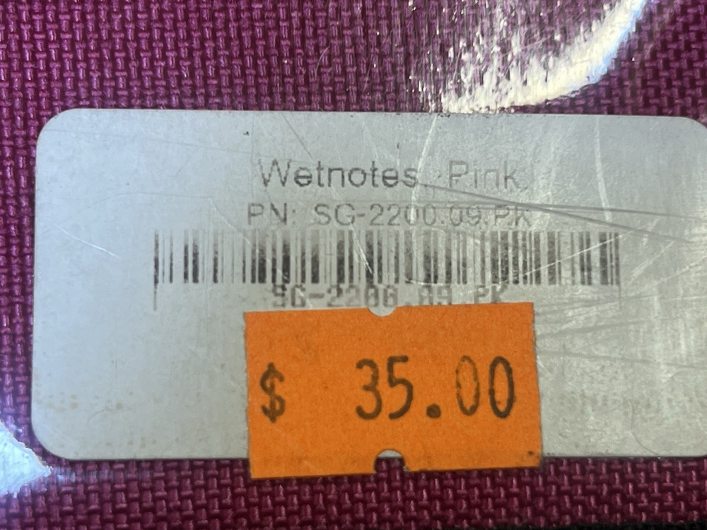 SubGravity Wetnotes Underwater Notebook (New)