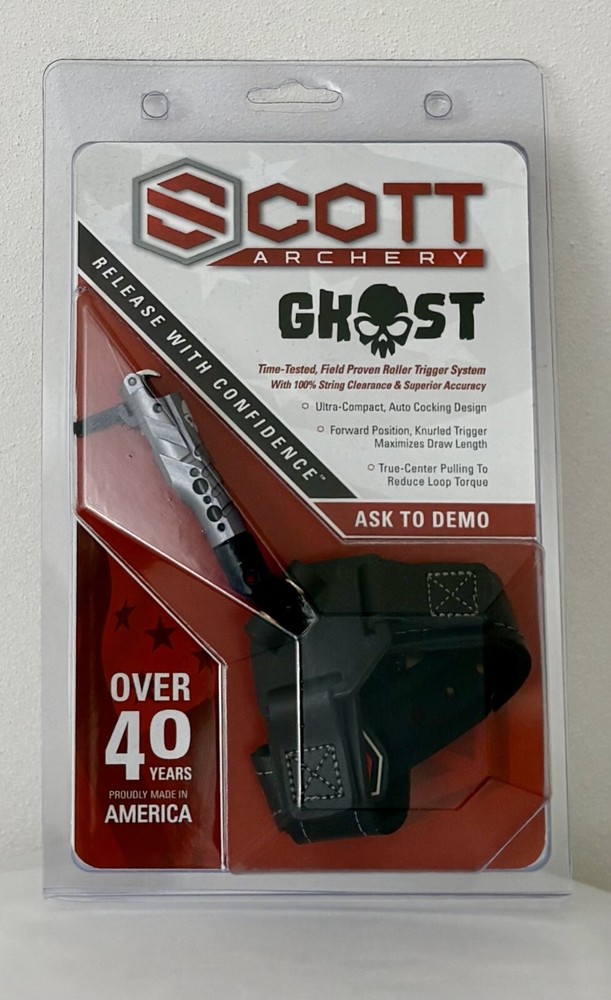 Scott Archery Ghost Bow Release Hook 4006BSBK New