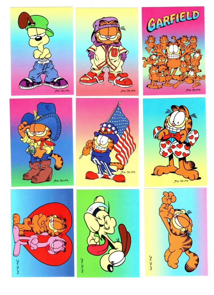 1995 KROME GARFIELD 90-CARD BASE SET
