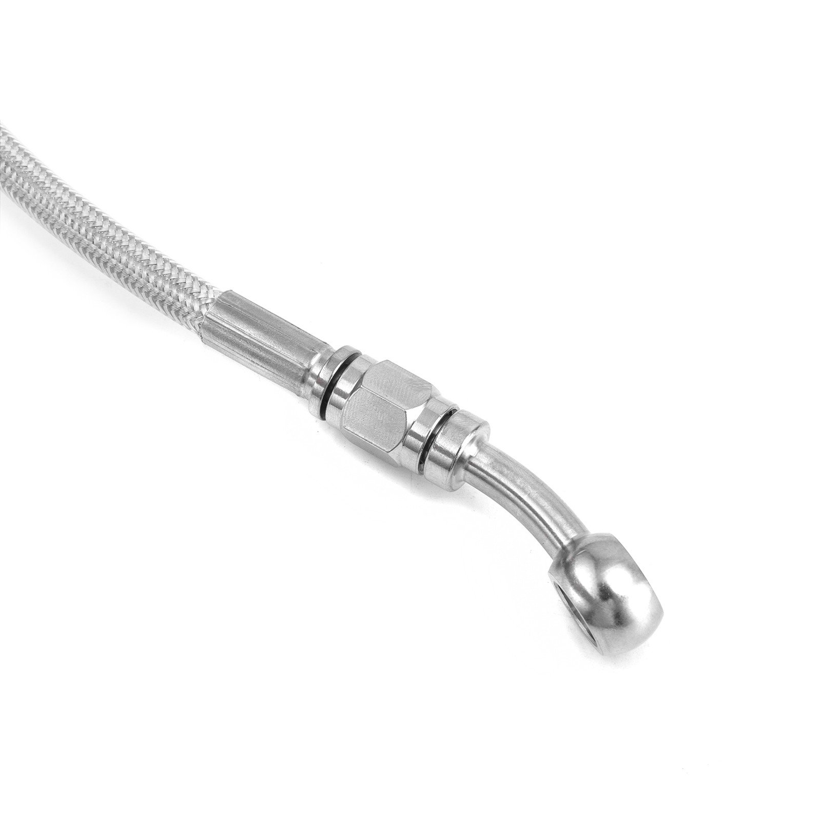 For Harley 2014-2023 12"-14" Handlebar Touring Non-ABS Front Brake Line Kit