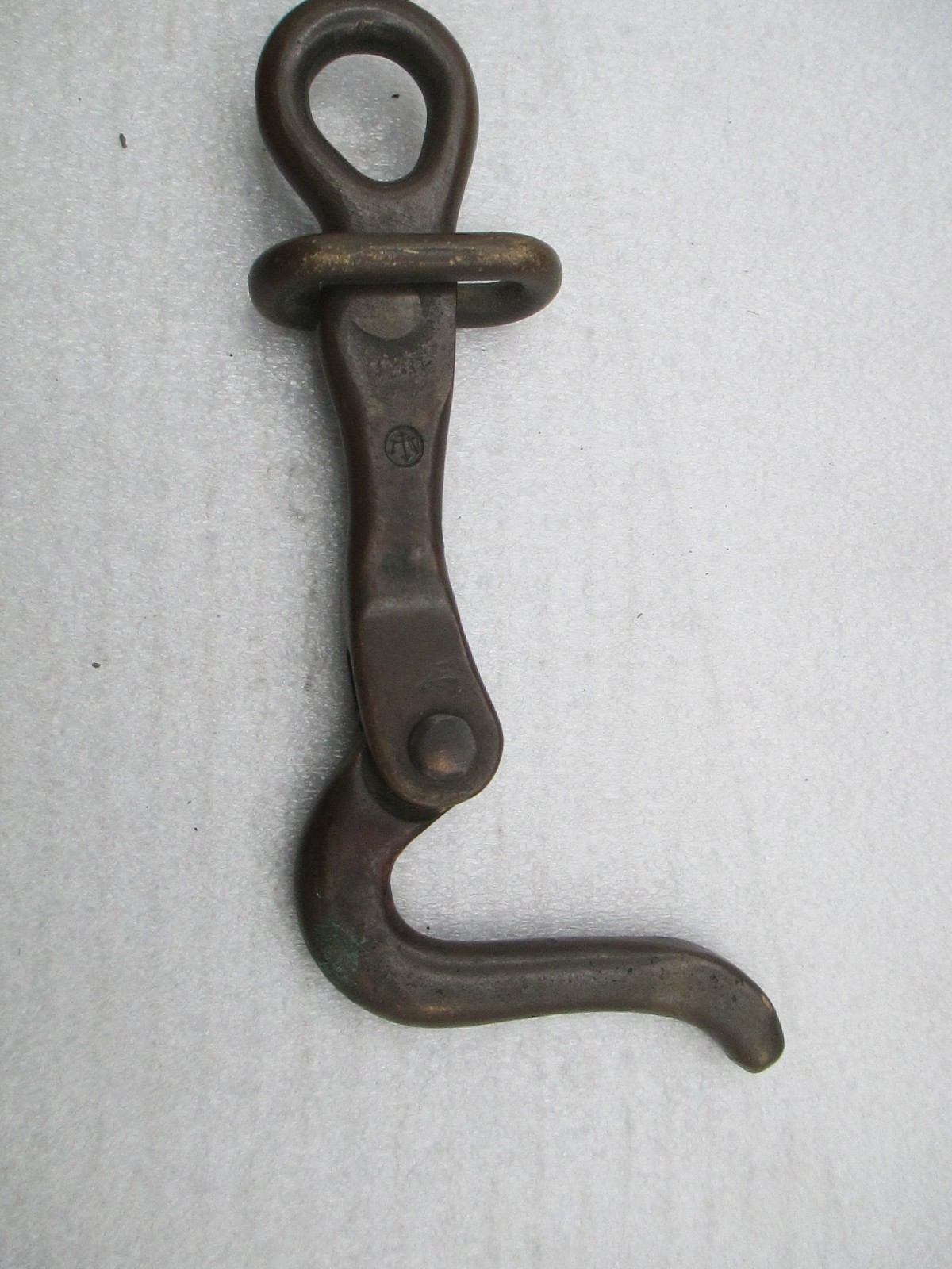 Vintage Brass Bronze Pelican Hook Sailing Yachting Merriman A24