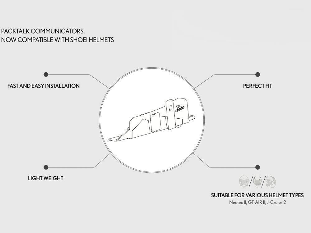 PACKTALK SHOEI ADAPTOR - Gen 2