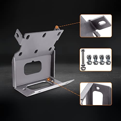 maXpeedingrods Winch Mount Plate Winch Mounting Bracket for Honda Foreman