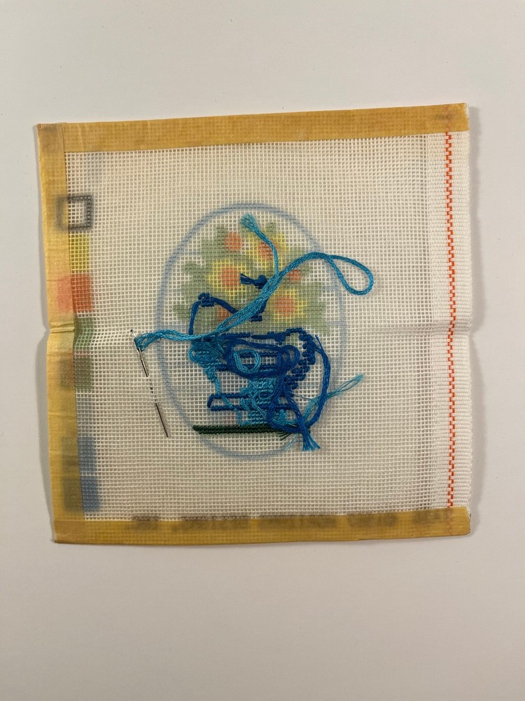 Monarch Horizons Longstitch Kit #TA36 "Flower Pitcher" - Started
