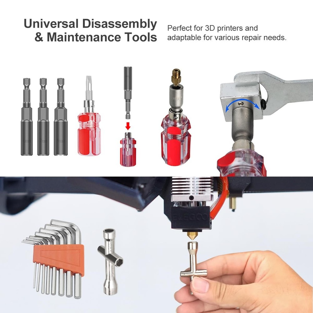 82 Pcs 3D Printer Tool Kit with Case, Printing Tools