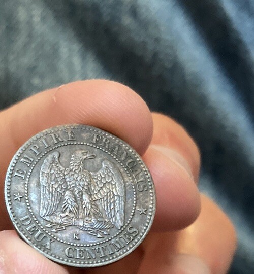 France 2 Centimes 1862 K - High Grade