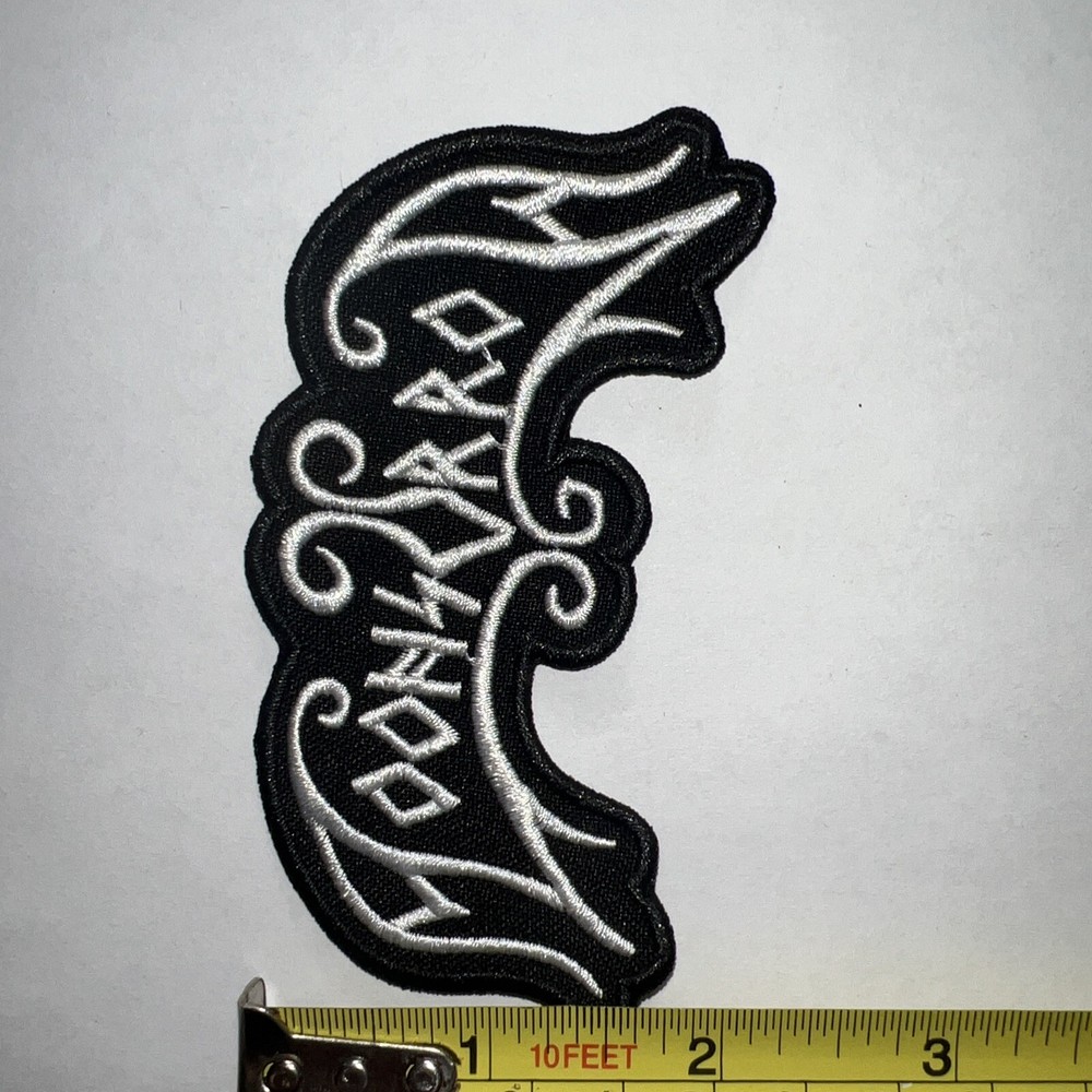 MOONSORROW SHAPED EMBROIDERED PATCH