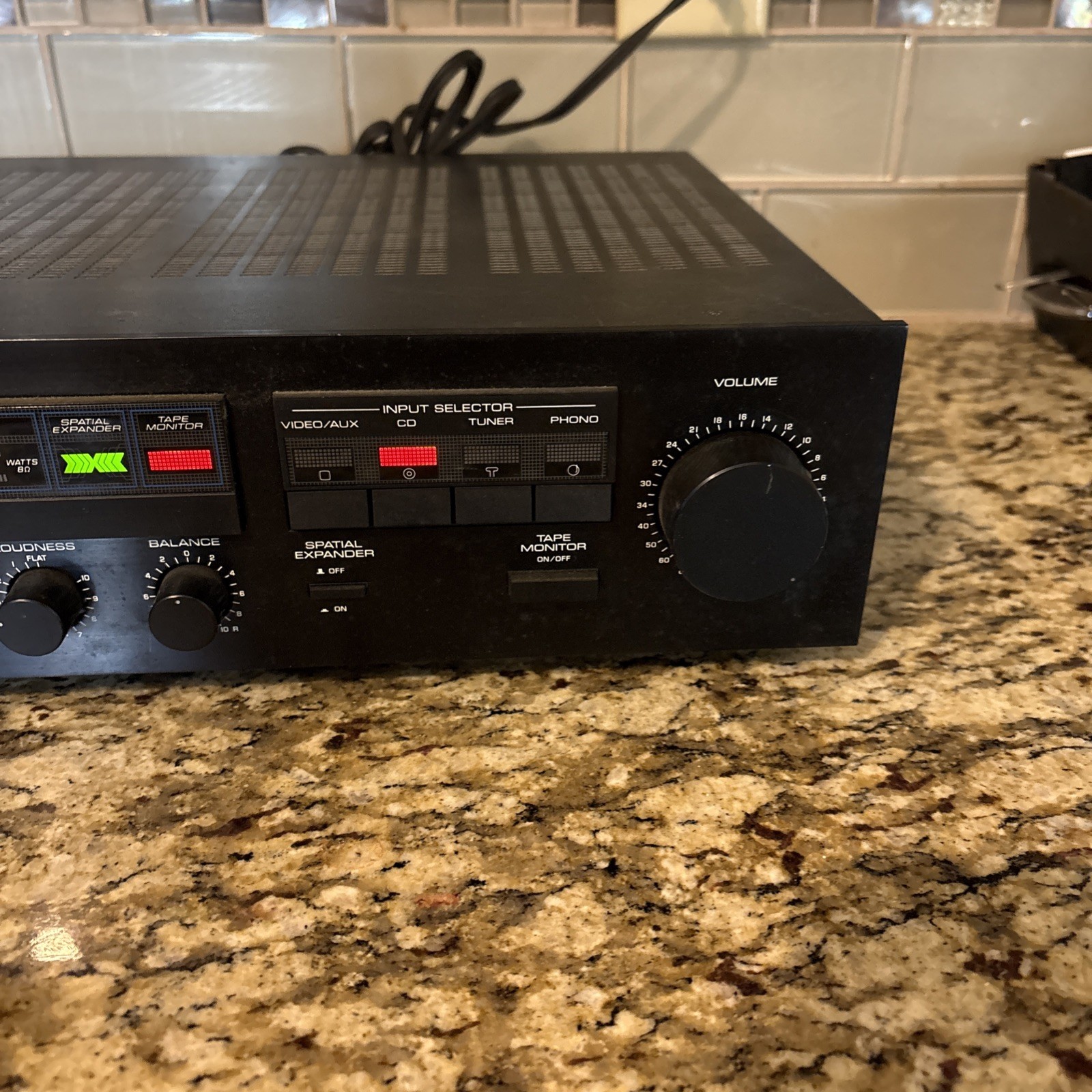 Yamaha A-27 Natural Sound Stereo Amplifier. Works. Read