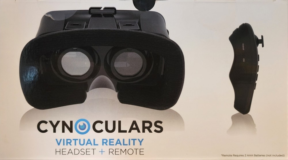 Cynoculars Virtual Reality Headset & Remote-As Seen On T.V.