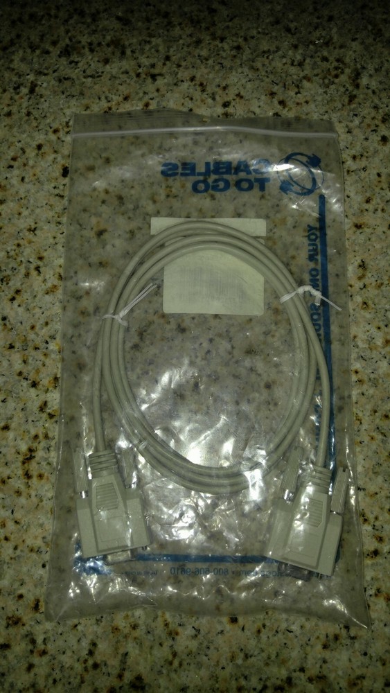 C2G 6' DB9 F/F Null Modem Serial Cable DNULL9F9F06
