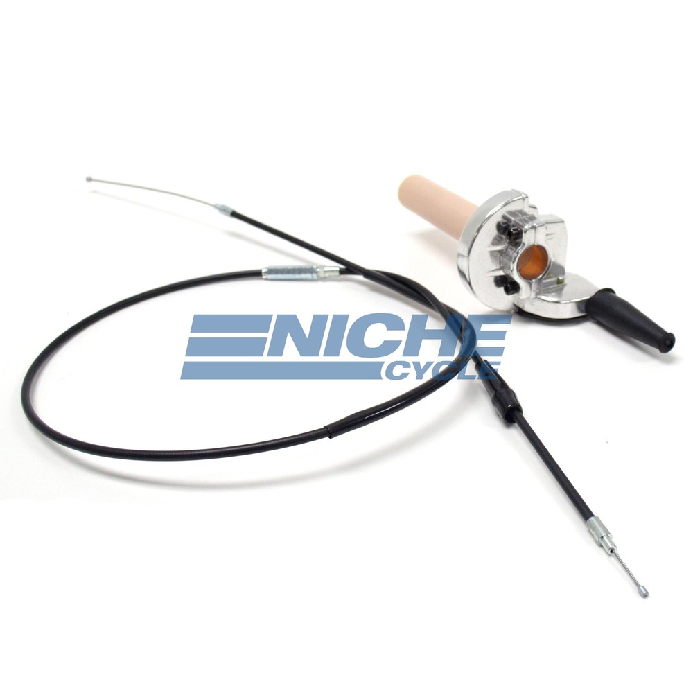 Single Cable Pull Throttle Assembly 7/8" Quick Action Motorcycle