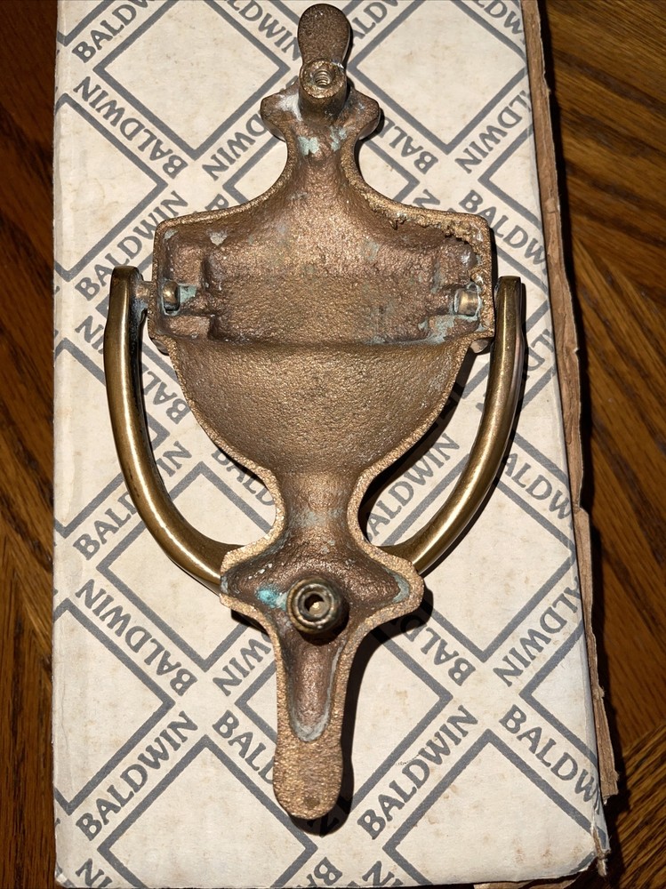 BALDWIN BRASS DOOR KNOCKER (A)