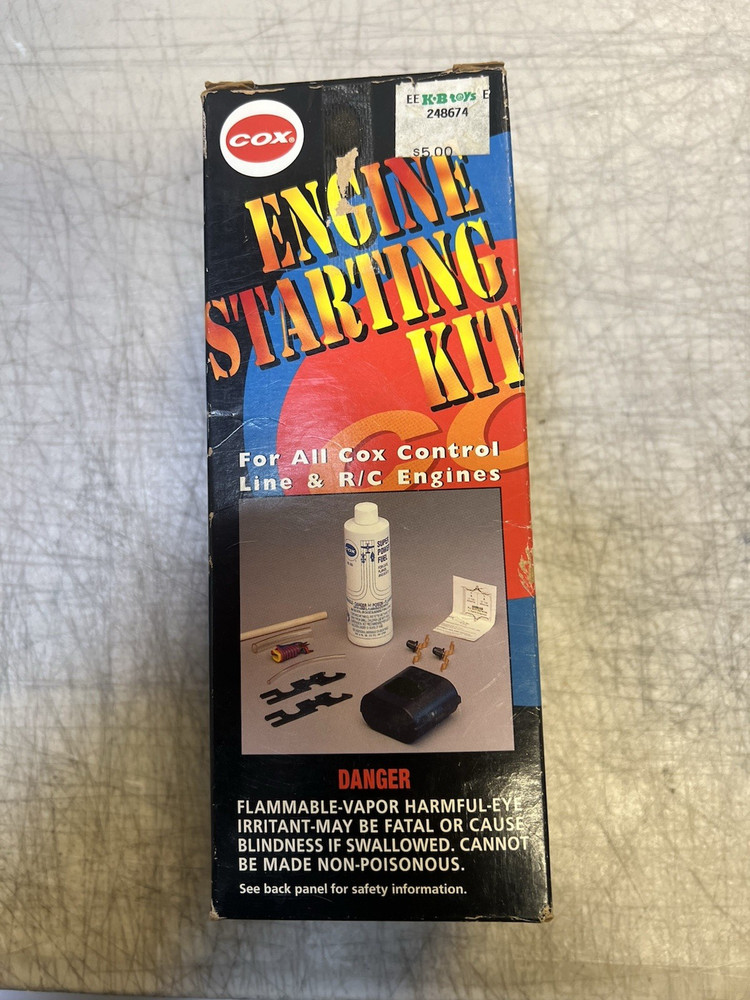 cox 0405 model engine starting kit (New in box)