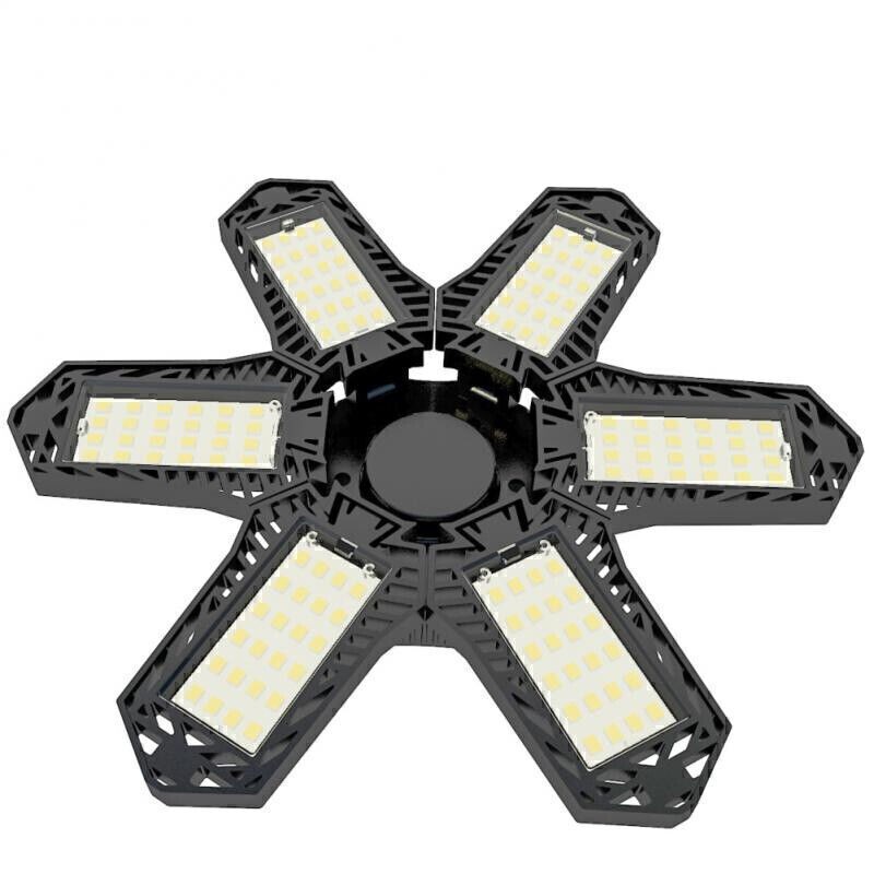 LED Garage Light 9000000LM Super Bright Work Shop Ceiling Light Deformable Bulb