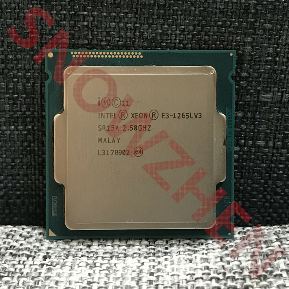 Intel Xeon E3-1265L V3 CPU 4-Core 2.5GHz 8M SR15A LGA 1150 45W Processor