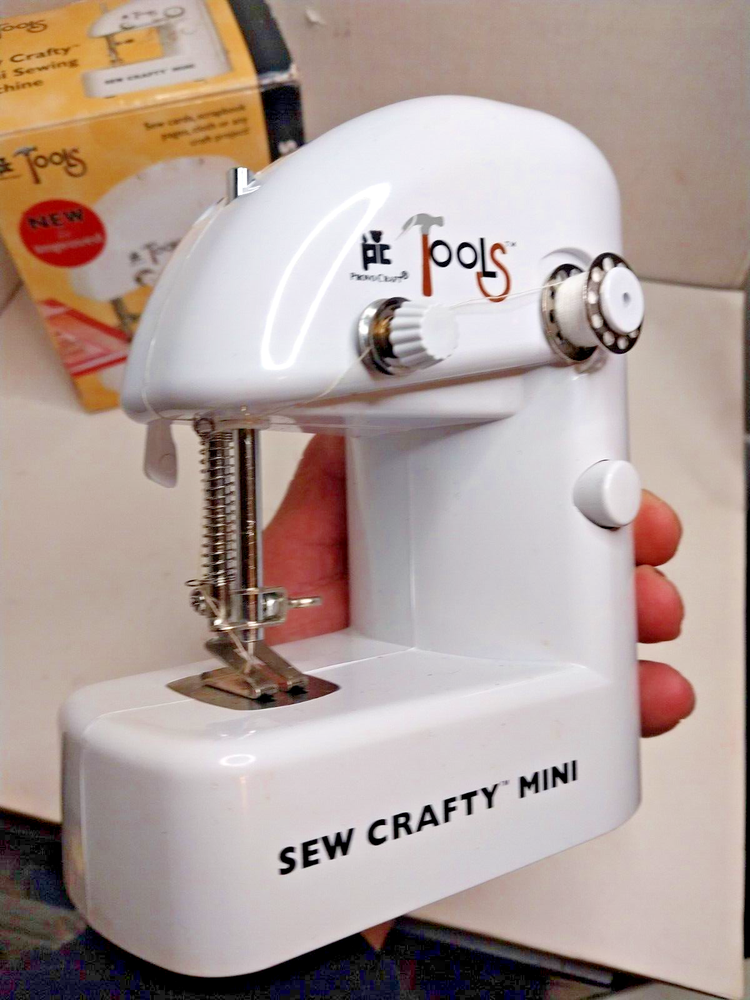 SEW CRAFTY MINI SEWING MACHINE, FREE SHIPPING