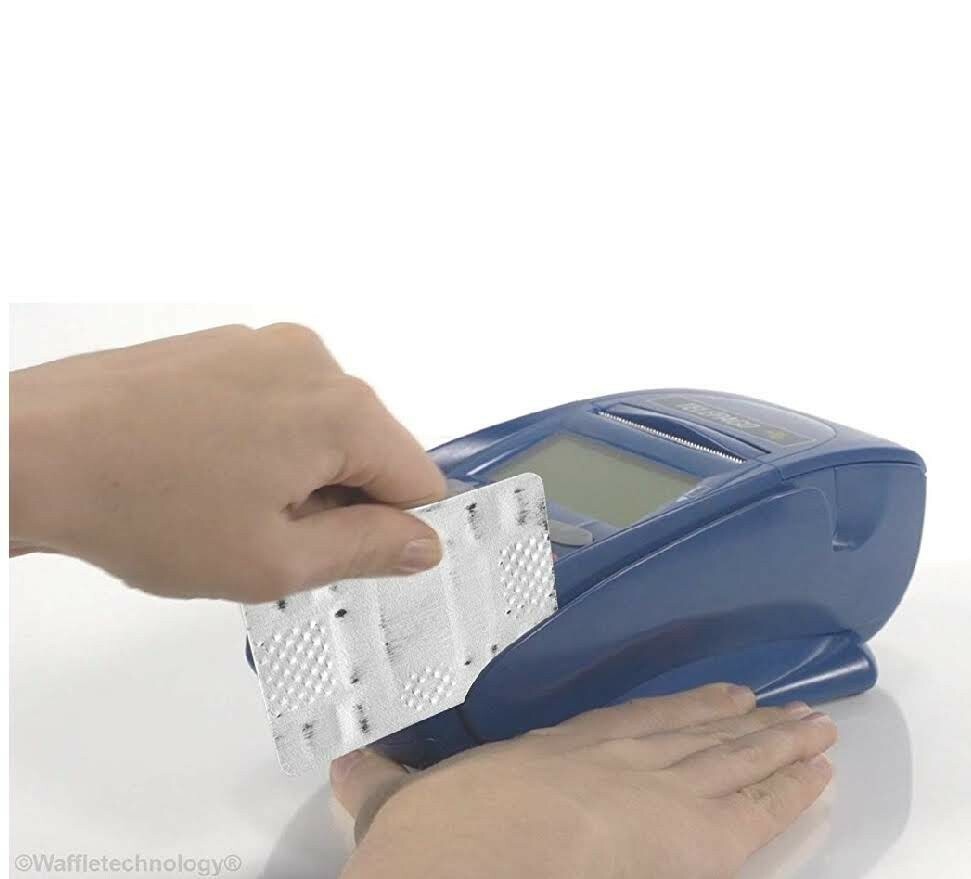 KICTeam Waffle Technology Card Reader Cleaning Card 40Count