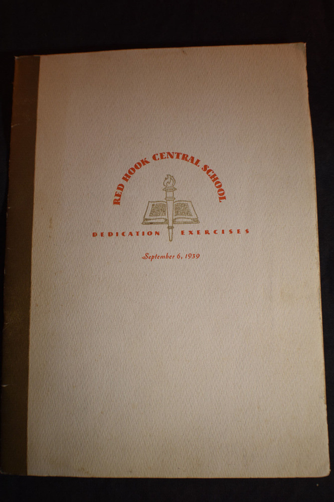 1939 Red Hook School District Dedication Exercises Booklet