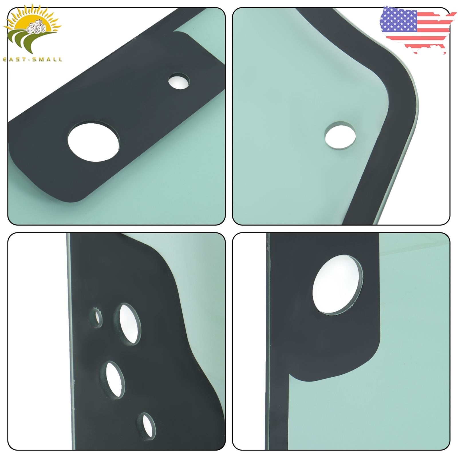 345-6230 Cab Glass Door For Caterpillar Skid Steer 299D3XHP, 262D3, 279D3, 259D