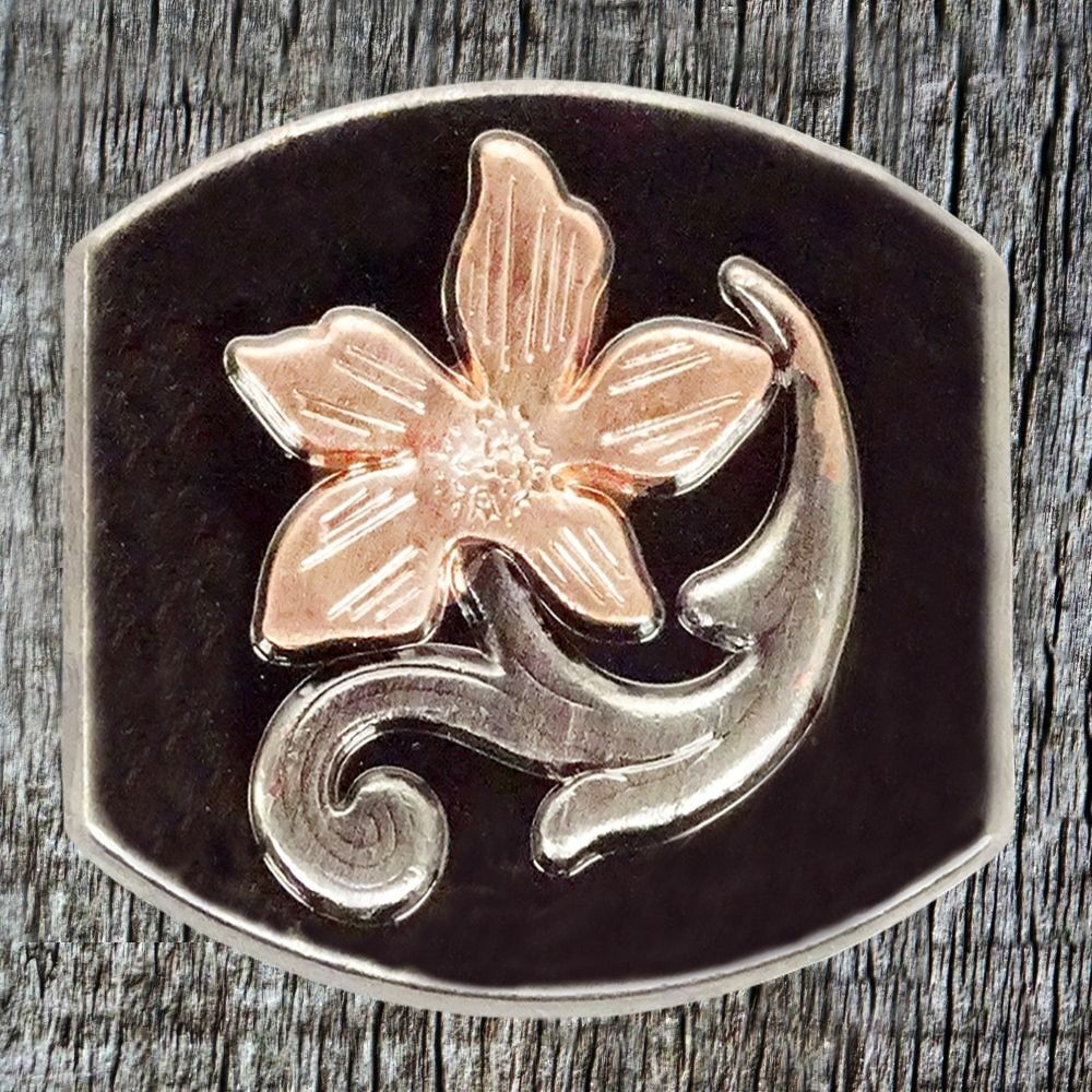 Wildflower Headstall Buckle and Keeper Hardware CON423-D