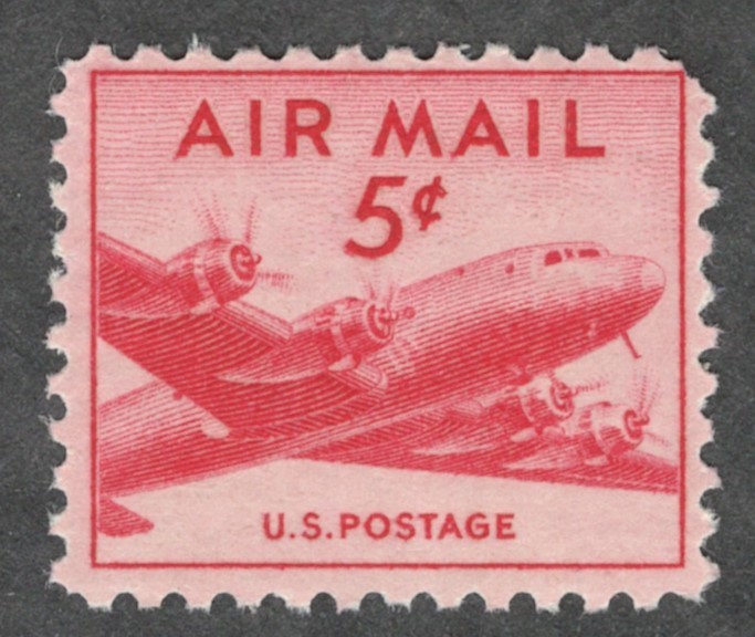 US. C33. 5c. DC-4 Skymaster. MNH. 1947