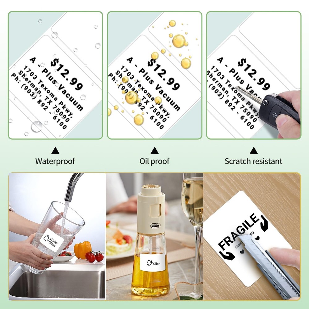 Phomemo Thermal Labels-for 1.57"x1.18", White
